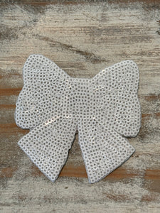 Sequin Bow Iron On Patches