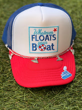 Load image into Gallery viewer, Whatever Floats Your Boat Cruise Ship Trucker Hat
