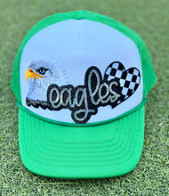 Load image into Gallery viewer, Eagles Sequined Patch Trucker Hat