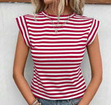 Load image into Gallery viewer, Texas Rangers Baseball Striped Top