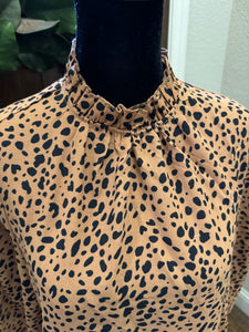 Spotted Crew Blouse