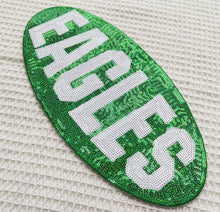 Load image into Gallery viewer, Large Sequin Eagles Iron On Patch