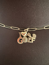 Load image into Gallery viewer, Silver Charm Golf Hat Chain