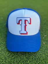 Load image into Gallery viewer, Texas Rangers Baseball Patch Trucker Caps