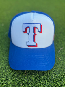 Texas Rangers Baseball Patch Trucker Caps