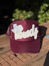 Load image into Gallery viewer, Howdy Aggies Trucker Hat