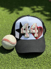 Load image into Gallery viewer, Baseball Number Patch Trucker Hats (CUSTOM)