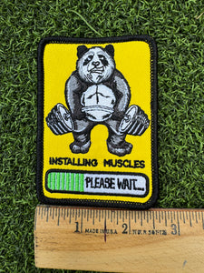 Weightlifting Gym Iron On Patches