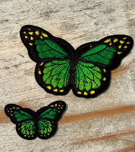 Butterfly Iron On Patches (Various Colors)