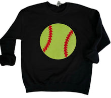Load image into Gallery viewer, Sequin Softball Sweatshirt &amp; Hoodies (Various Options)