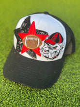 Load image into Gallery viewer, Georgia Dawgs Football Trucker Cap