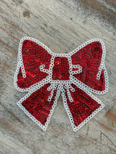 Load image into Gallery viewer, Sequin Bow Iron On Patches