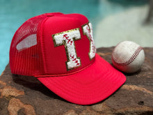 Load image into Gallery viewer, Texas Rangers Baseball Patch Trucker Caps