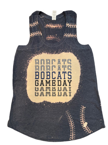 Bobcats Game Day Bleached Tank