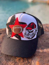 Load image into Gallery viewer, Georgia Dawgs Football Trucker Cap