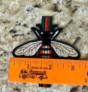 Bumble Bee Iron On Patches