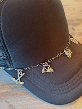 Load image into Gallery viewer, Silver Charm Golf Hat Chain
