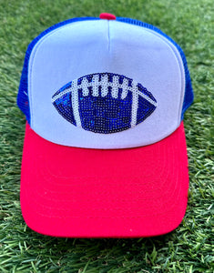 Sequin Football Caps (Various Styles)