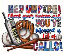 Load image into Gallery viewer, Hey Umpire Check Your Voicemail Baseball Tees (YOUTH)