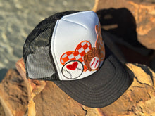 Load image into Gallery viewer, Orange &amp; White Baseball Patch Hat