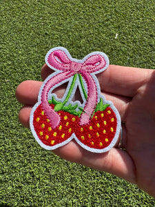 Strawberry Iron On Patches (Various Options)