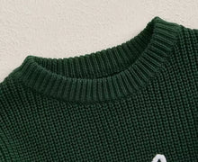 Load image into Gallery viewer, Cable Knit Eagles Sweater (9-12 Months)