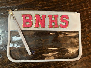 BNHS Bobcat Clear Pouch Bags