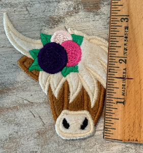 Cows, Bulls & Steer Iron On Patches