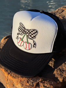 Baseball & Softball Cherry Trucker Hat