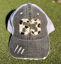 Load image into Gallery viewer, Custom Soccer Number Hat
