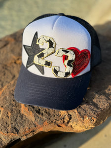 Soccer Number Patch Trucker Hats