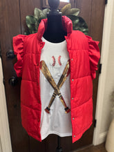 Load image into Gallery viewer, Sequin Baseball Bat &amp; Ball Tops (Tanks, Tees &amp; Sweatshirts)