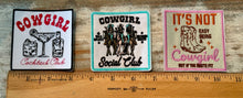 Load image into Gallery viewer, Cowgirl Social Club Iron On Patch