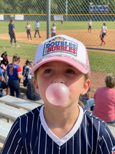Load image into Gallery viewer, Girls Doubles &amp; Bubbles Softball Hat