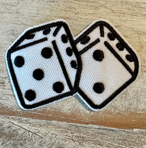 Dice Game Iron On Patches