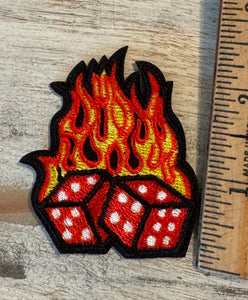 Dice Game Iron On Patches