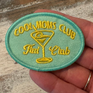 Cool Moms Tini Club Iron On Patch