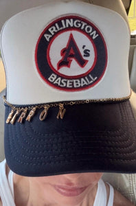 Custom Gold Team Hat Chains