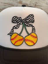 Load image into Gallery viewer, Baseball &amp; Softball Cherry Trucker Hat