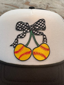 Baseball & Softball Cherry Trucker Hat