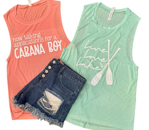 Lake Tank Tops