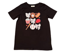 Load image into Gallery viewer, Baseball &amp; Bows T-Shirt