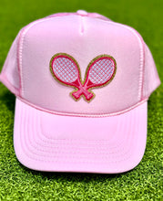 Load image into Gallery viewer, Pink Tennis Patch Trucker Hat