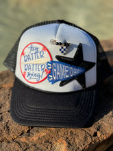 Load image into Gallery viewer, Hey Batter Batter Baseball PONYTAIL Trucker Cap