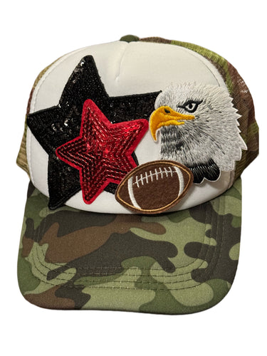 Eagles Camo Trucker Hat (Various Sports)