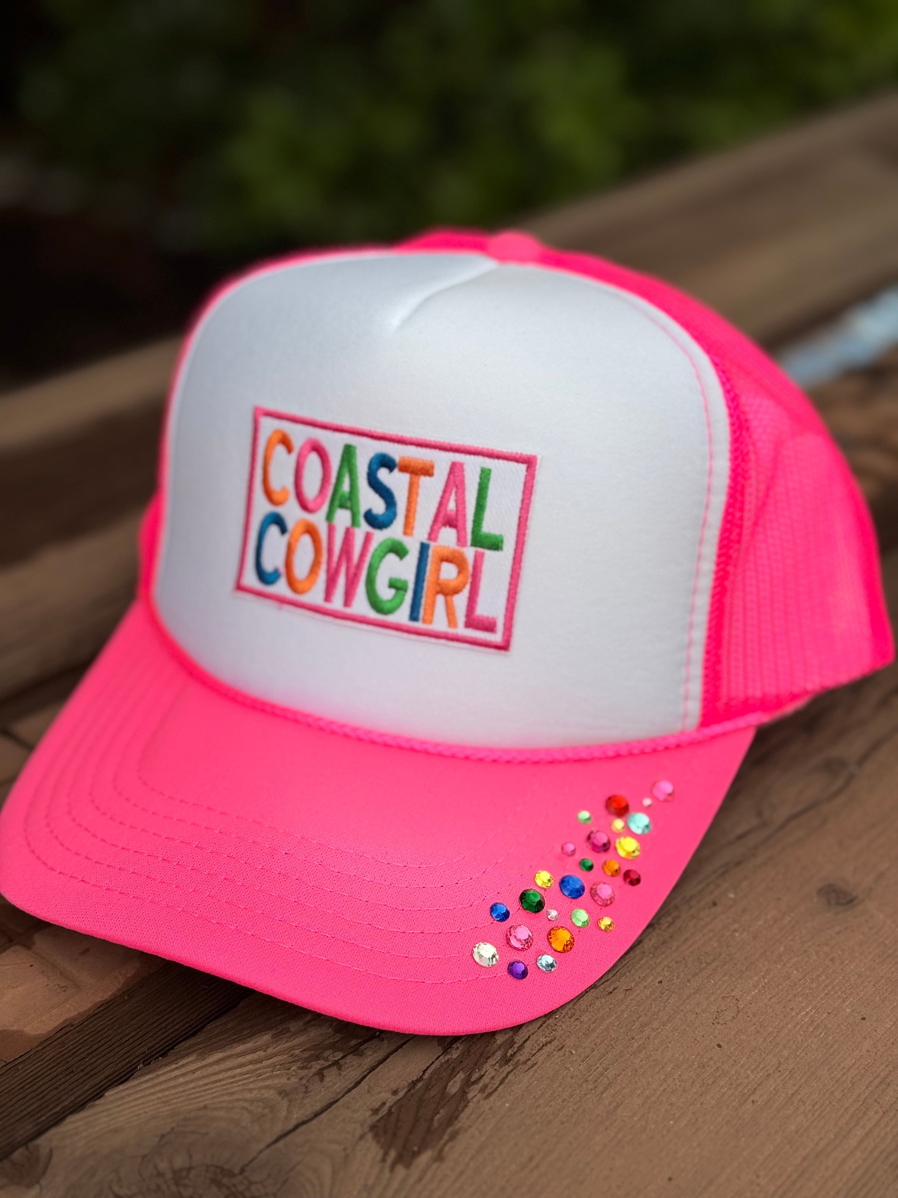 Custom Trucker Hat - Coastal Cowgirl Coastal Cowgirl ?? #bestiegirlsclub #hatbar #customhats  main image 2