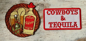 Tequila Iron On Patches