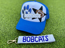 Load image into Gallery viewer, Bobcats Football Patch Trucker Hat