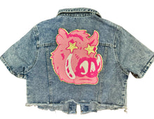 Load image into Gallery viewer, Pick Your Patch Black Denim Vest