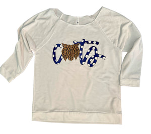 Cats Off-The-Shoulder Top